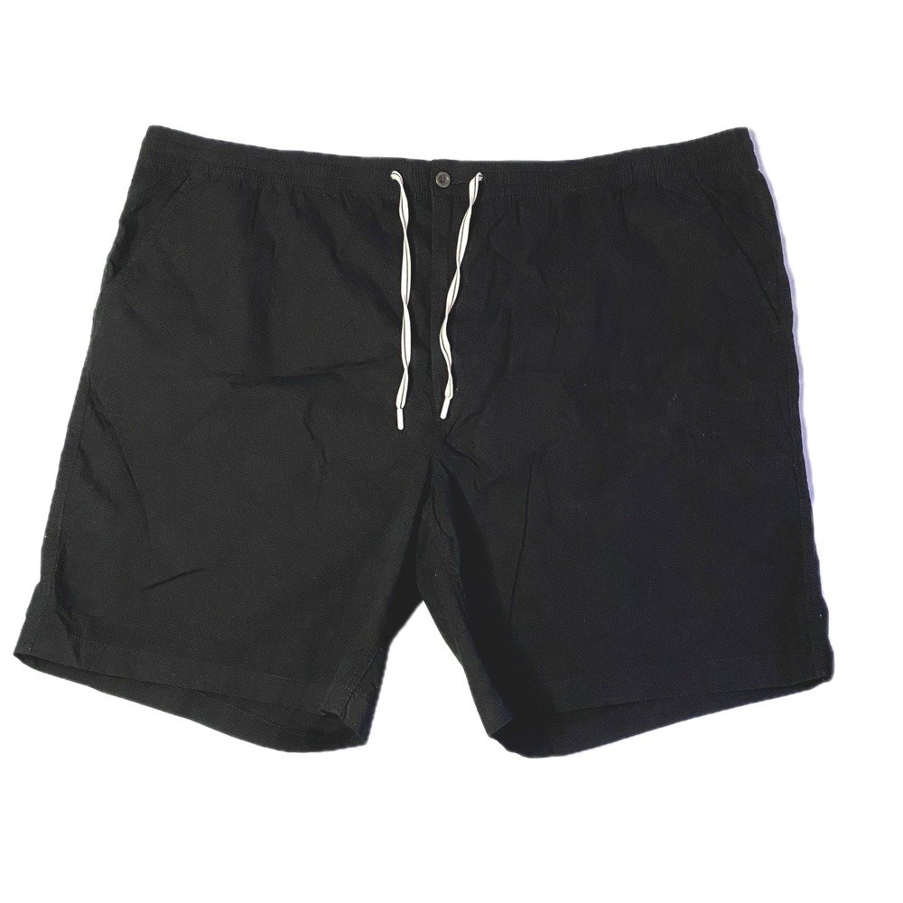 St John's Bay Deck Shorts Mens 6XL‎ Black NWT Comfort Stretch